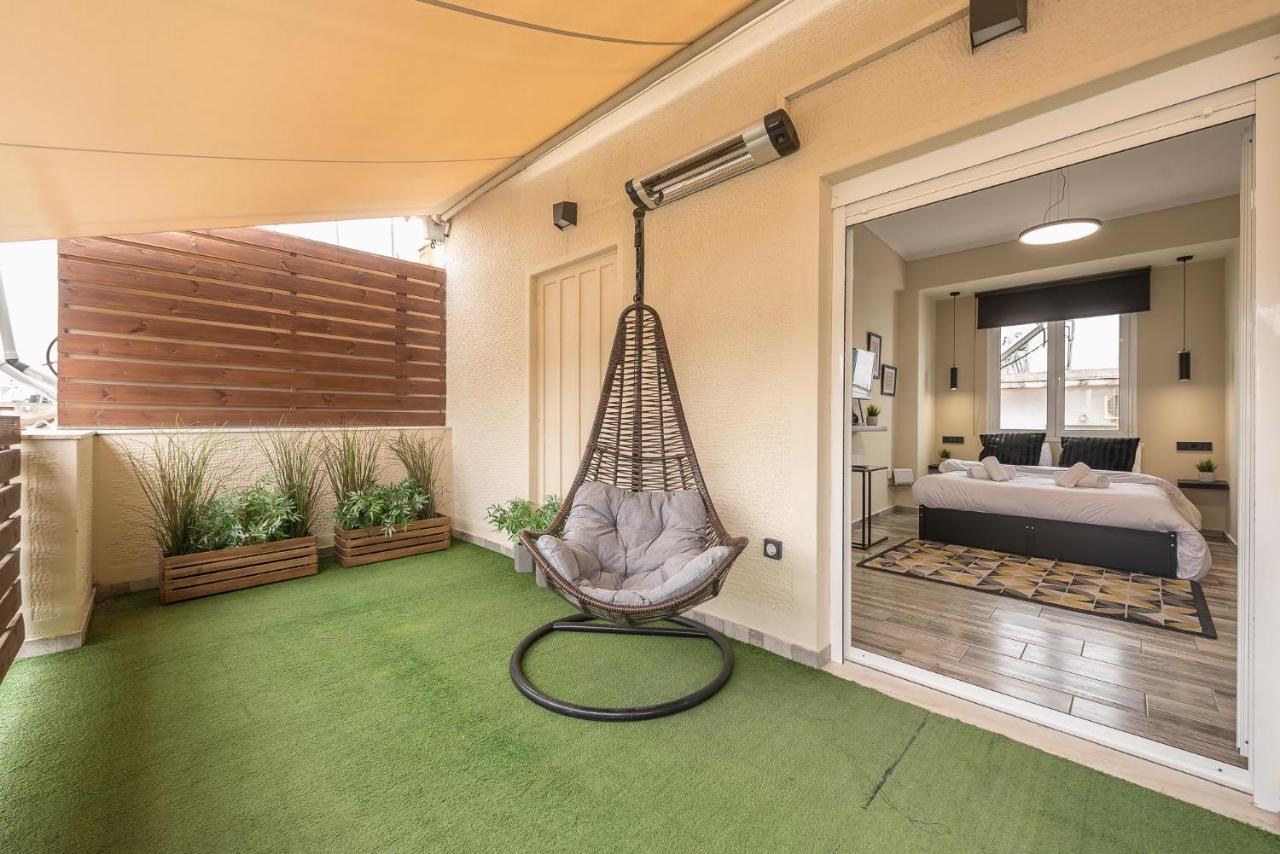 Ferienwohnung Petralona Stylish Penthouse Athen Exterior foto