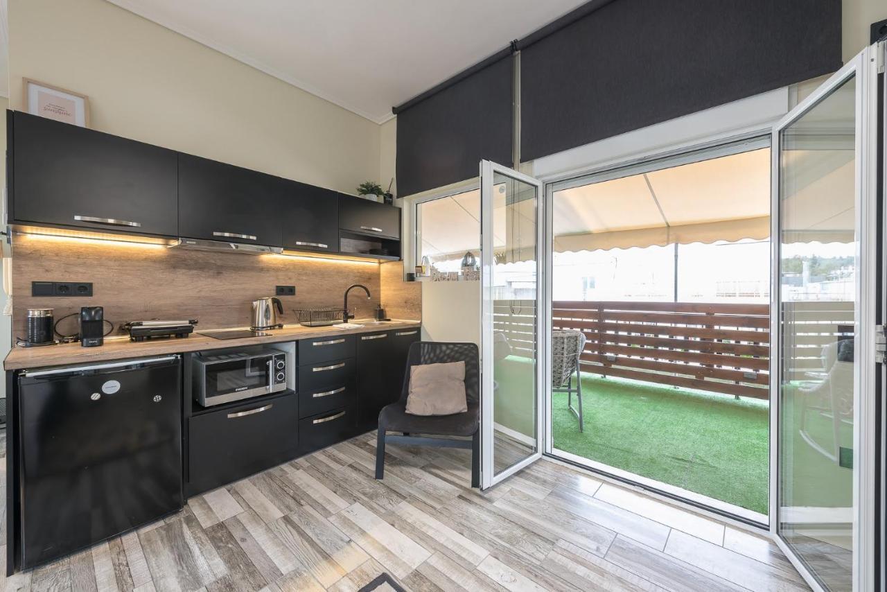 Ferienwohnung Petralona Stylish Penthouse Athen Exterior foto