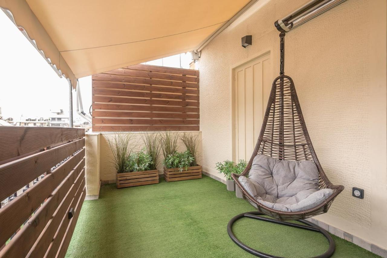 Ferienwohnung Petralona Stylish Penthouse Athen Exterior foto