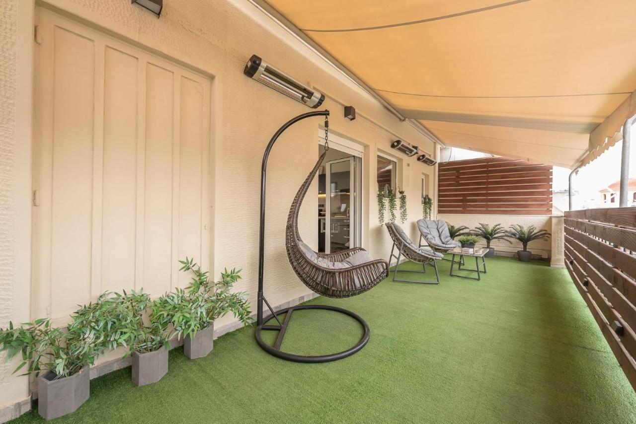 Ferienwohnung Petralona Stylish Penthouse Athen Exterior foto