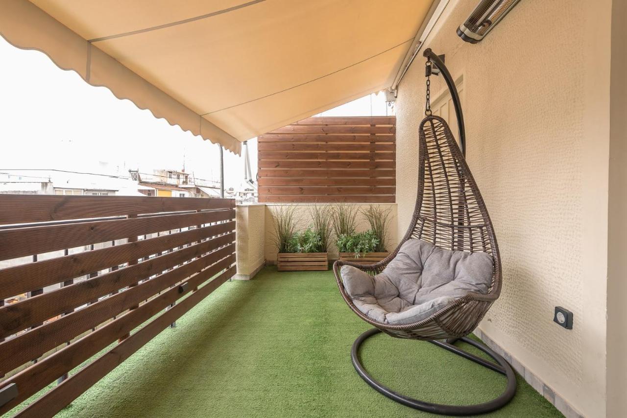 Ferienwohnung Petralona Stylish Penthouse Athen Exterior foto